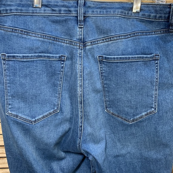 Talbots Flawless High Waist Jeggings Crop Jeans 12P - Picture 6 of 8